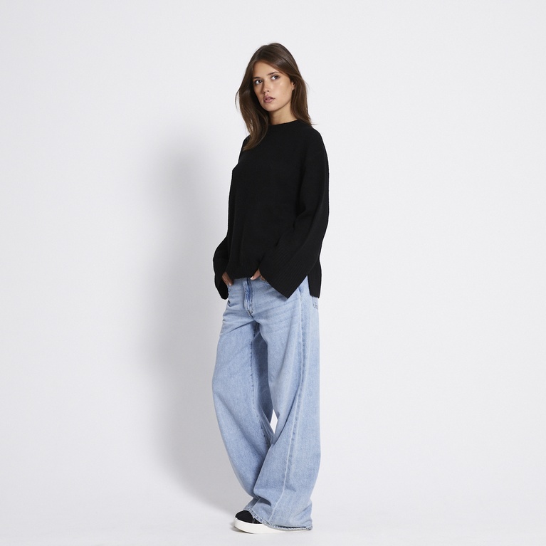 Knit sweater "Erica" Black
